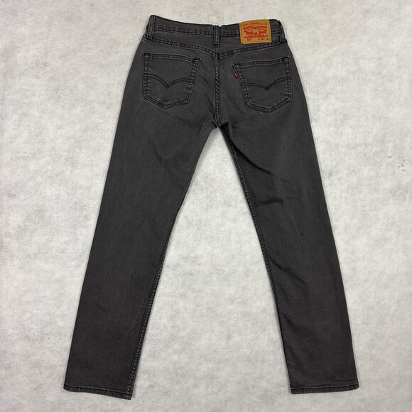 Levi’s 511 Slim Fit Jeans Mens 29x30 Gray Stretch Denim Pants - Picture 3 of 12